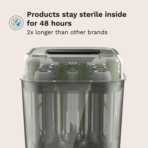 Baby Brezza SuperQuick™ Baby Bottle Steriliser and Dryer - Stainless-Steel