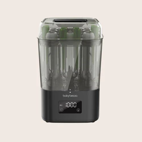 Baby Brezza SuperQuick™ Baby Bottle Steriliser and Dryer - Black