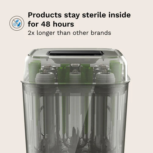 Baby Brezza SuperQuick™ Baby Bottle Steriliser and Dryer - Black
