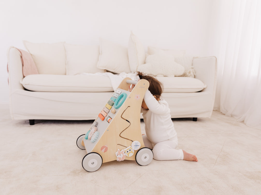 Bubble Wooden Activity Play Walker