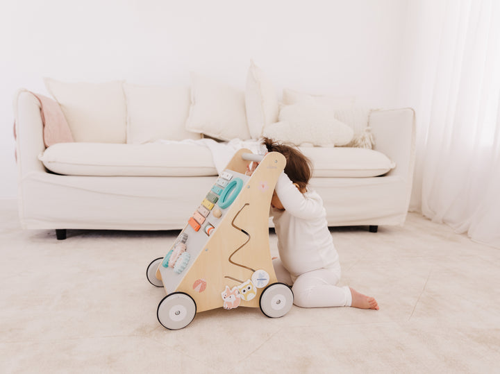 Bubble Wooden Activity Play Walker