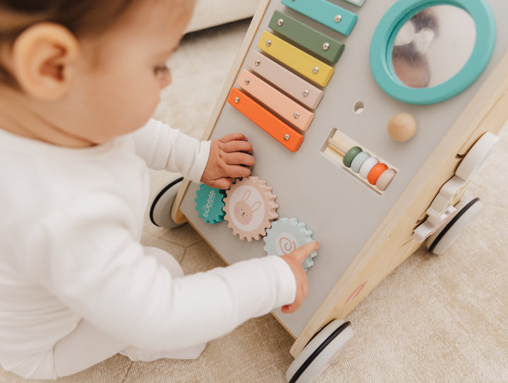Bubble Wooden Activity Play Walker