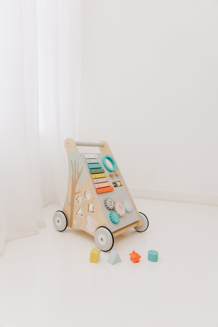 Bubble Wooden Activity Play Walker