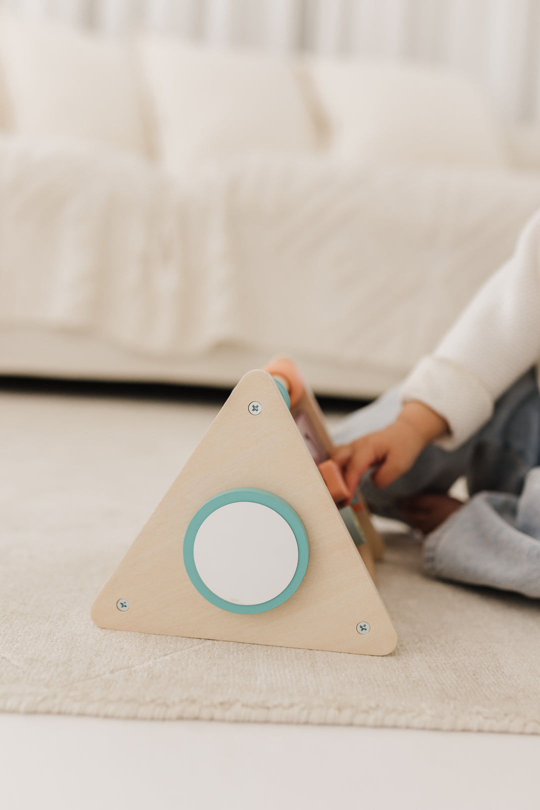 BUBBLE WOODEN ACTIVITY TRIANGLE