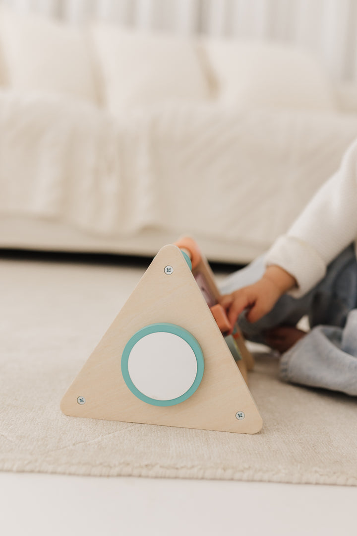 BUBBLE WOODEN ACTIVITY TRIANGLE