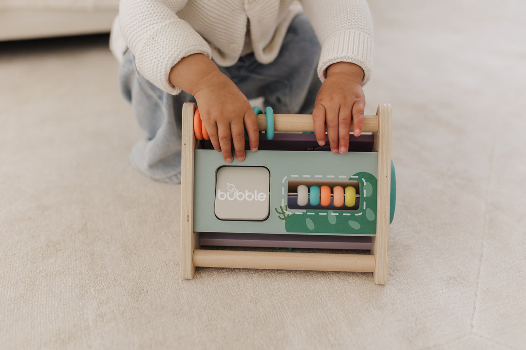BUBBLE WOODEN ACTIVITY TRIANGLE
