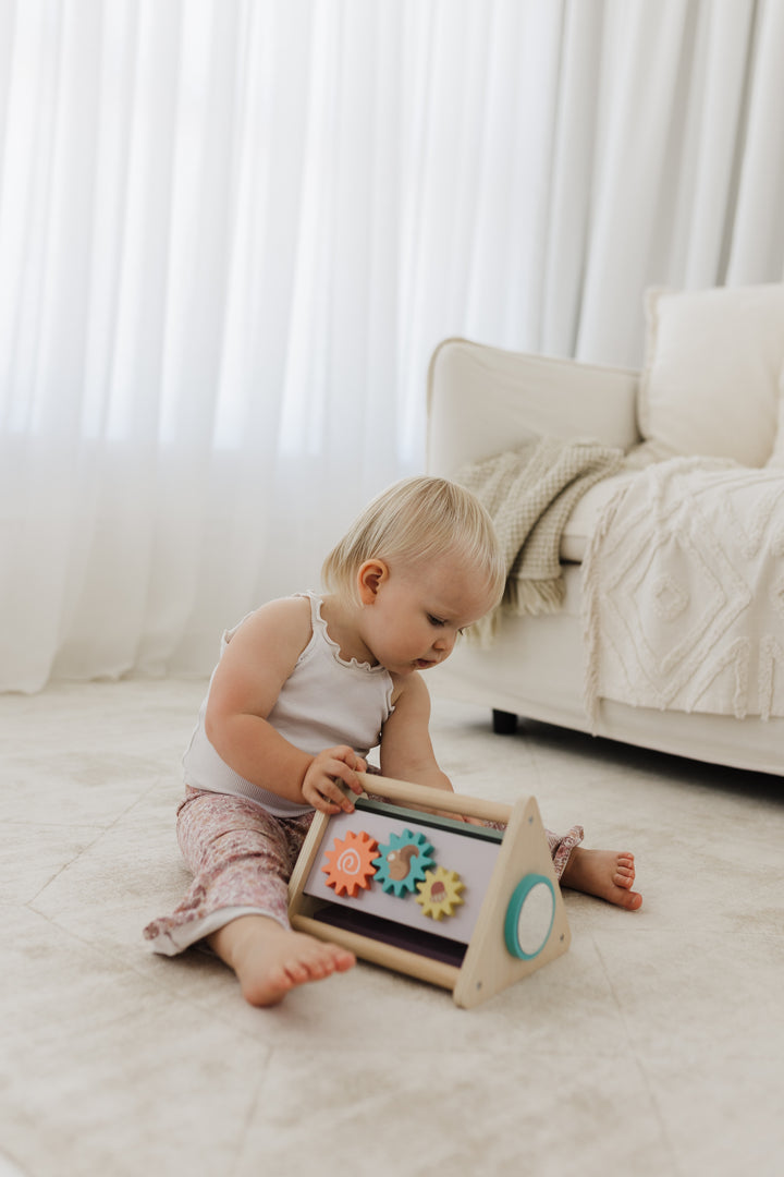 BUBBLE WOODEN ACTIVITY TRIANGLE