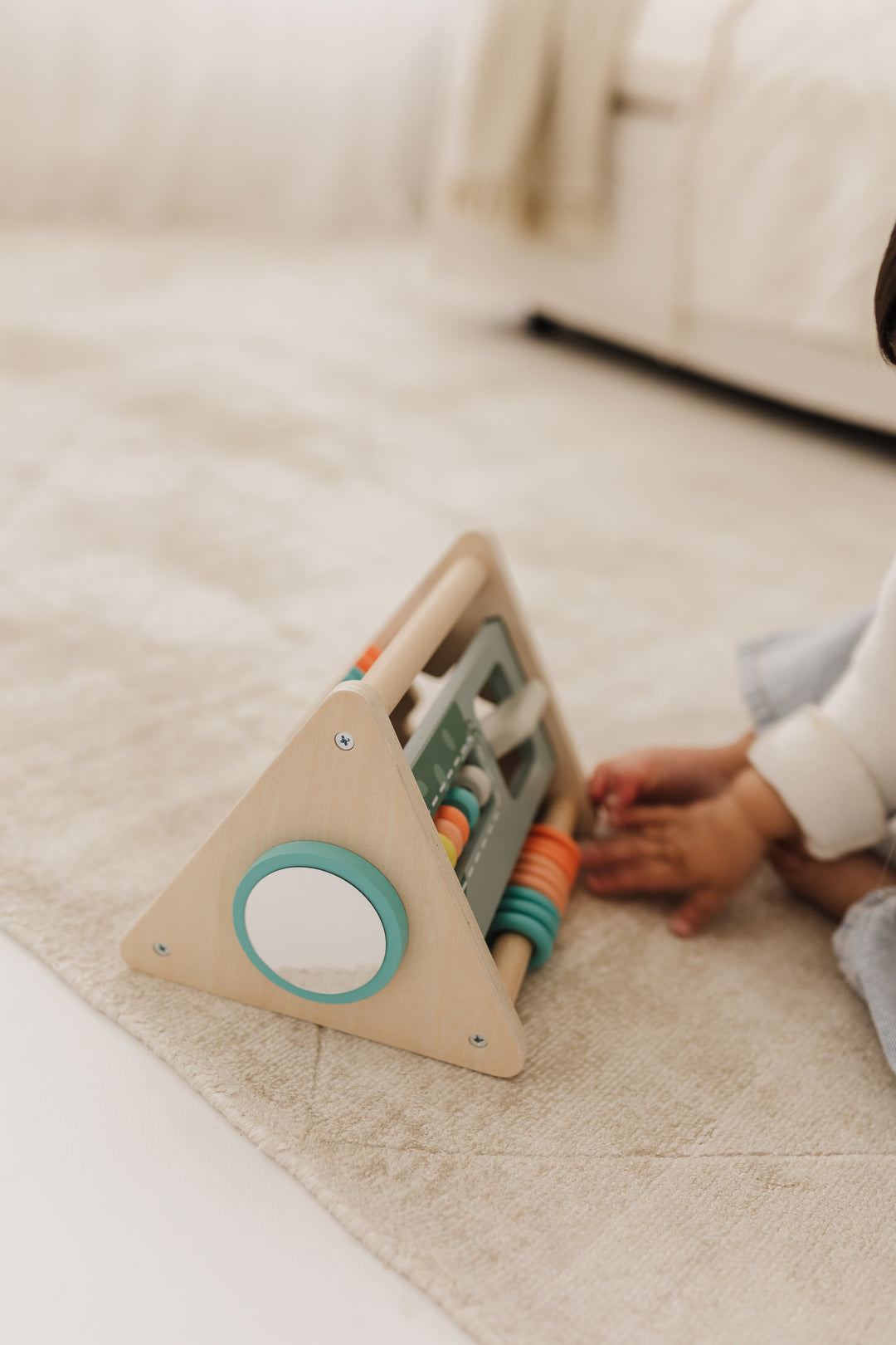 BUBBLE WOODEN ACTIVITY TRIANGLE