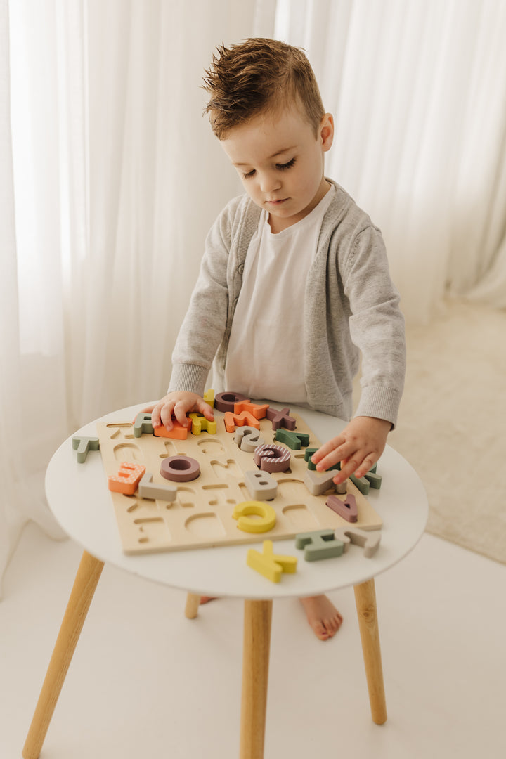 BUBBLE WOODEN ALPHABET PUZZLE