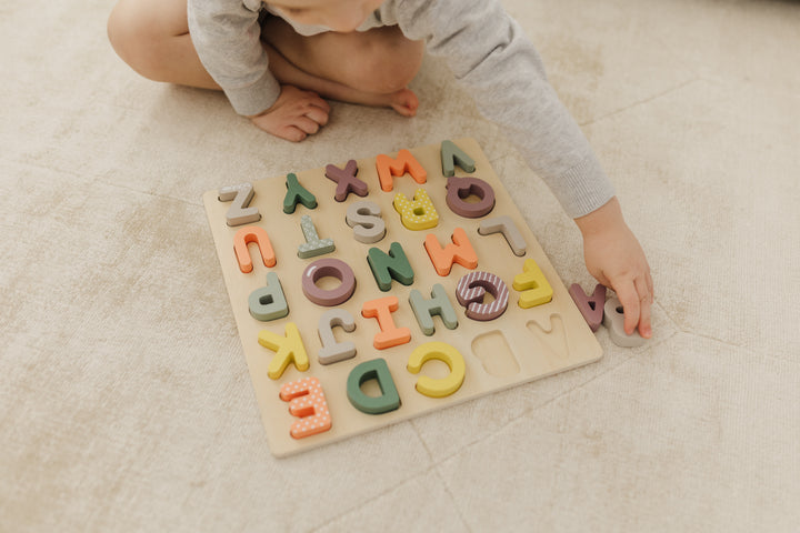 BUBBLE WOODEN ALPHABET PUZZLE