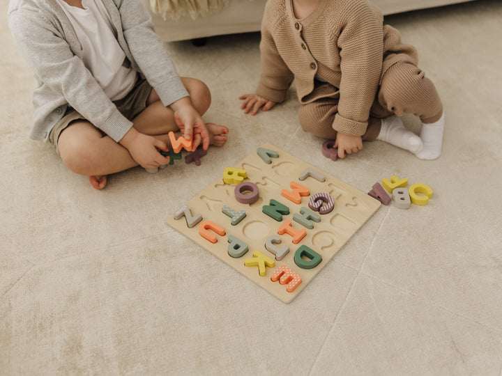 BUBBLE WOODEN ALPHABET PUZZLE