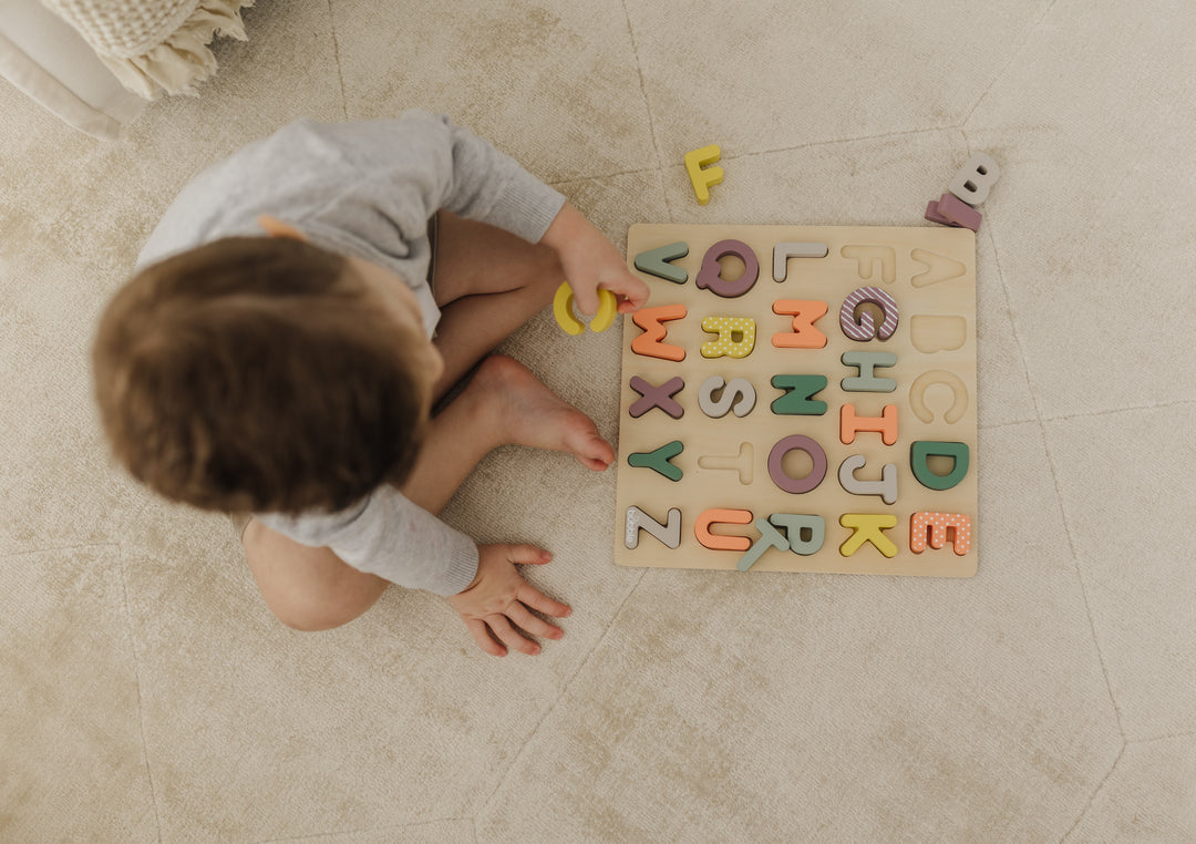 BUBBLE WOODEN ALPHABET PUZZLE