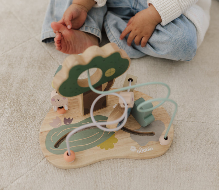 BUBBLE WOODEN BEAD MAZE