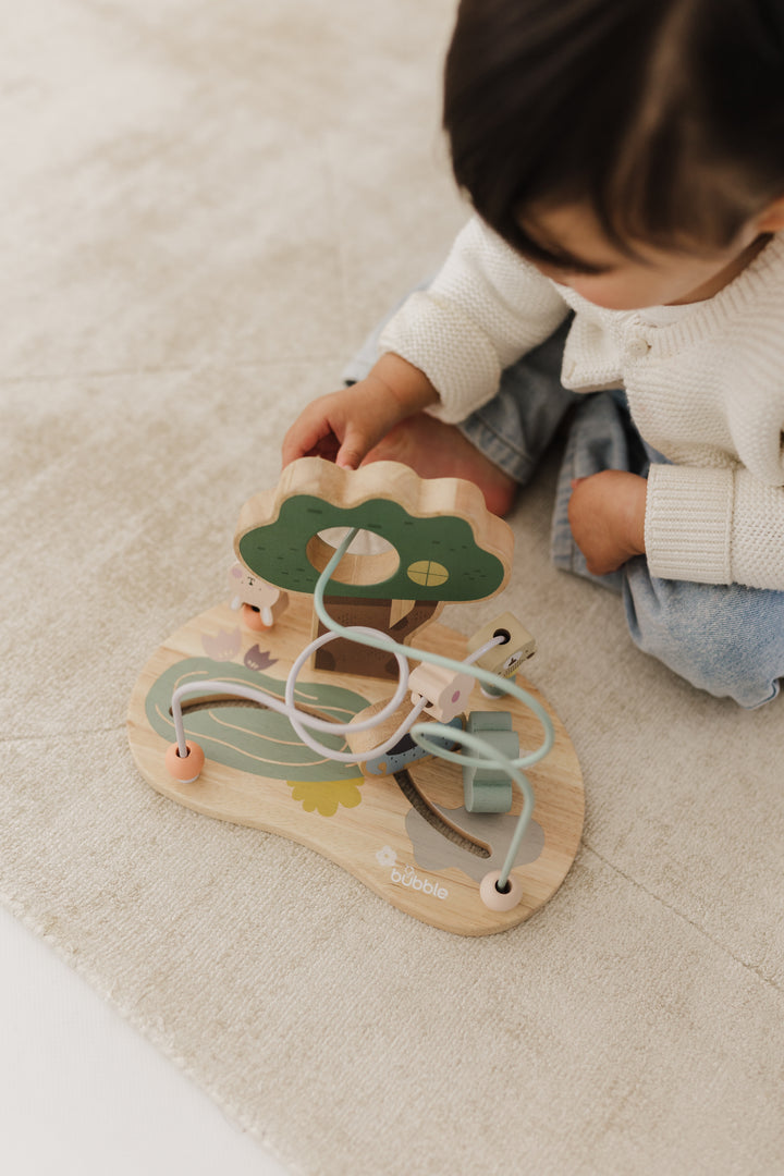 BUBBLE WOODEN BEAD MAZE