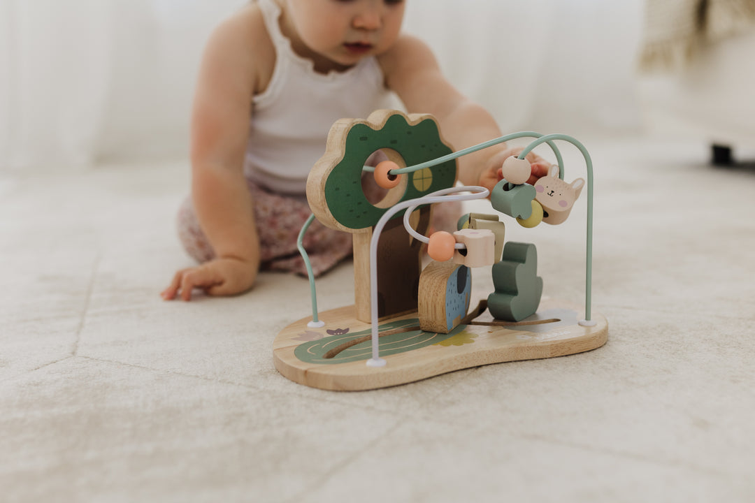 BUBBLE WOODEN BEAD MAZE