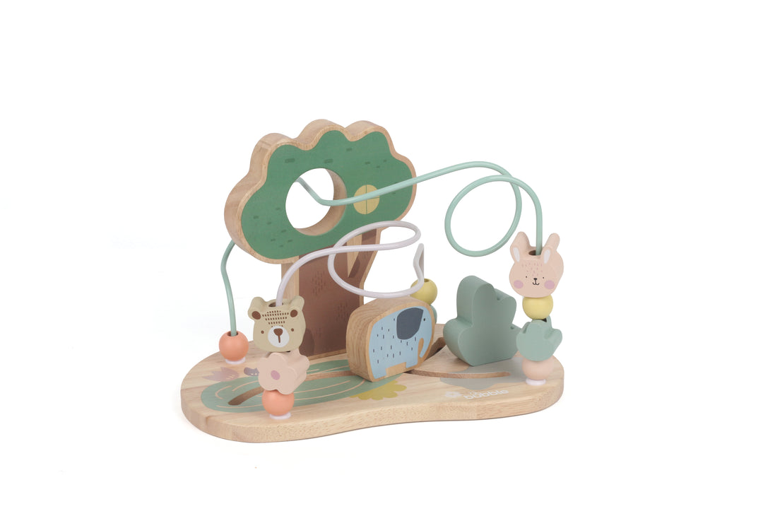 BUBBLE WOODEN BEAD MAZE