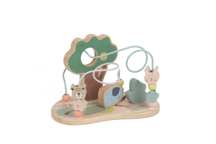 BUBBLE WOODEN BEAD MAZE