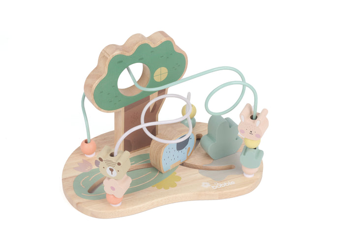BUBBLE WOODEN BEAD MAZE