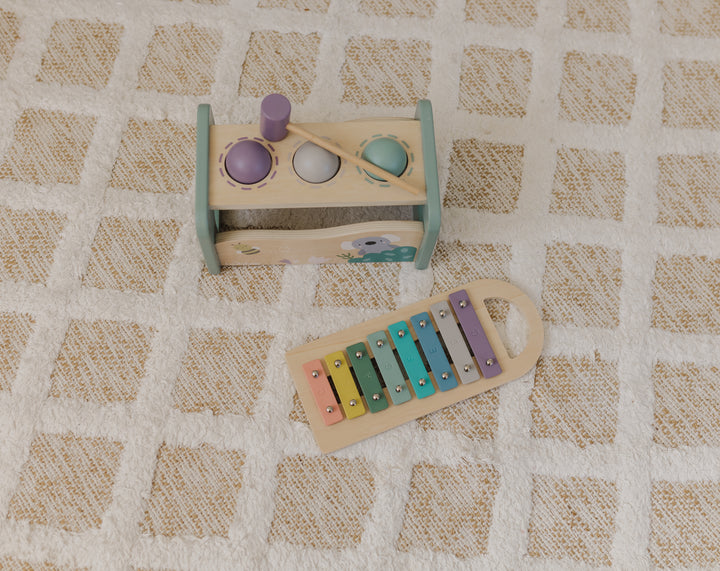 BUBBLE WOODEN TAP TAP XYLOPHONE