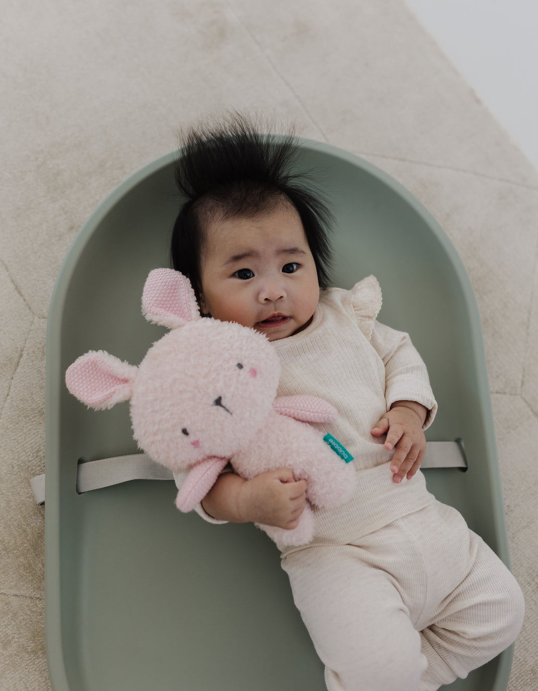 Bubble Cuddle Changing Mat - Sage