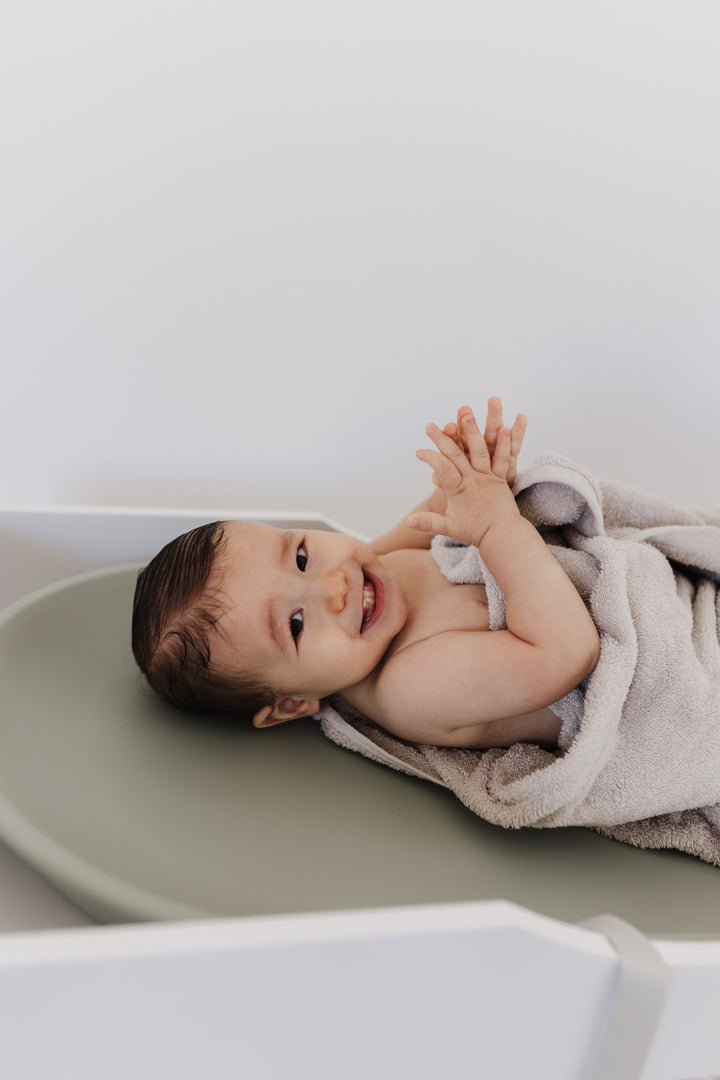Bubble Cuddle Changing Mat - Sage