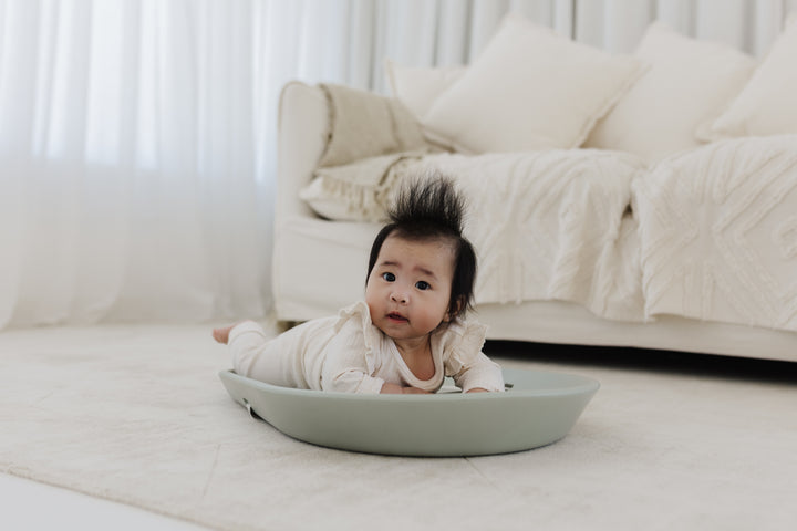 Bubble Cuddle Changing Mat - Sage