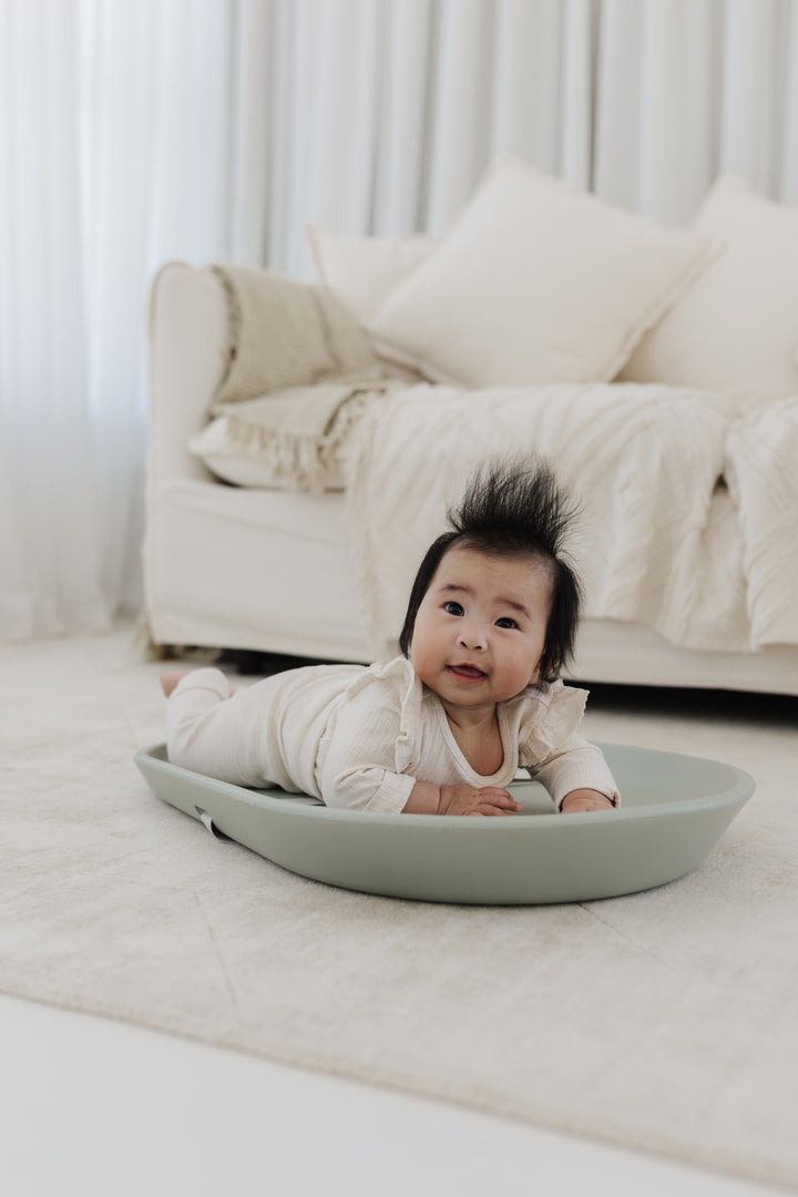 Bubble Cuddle Changing Mat - Sage
