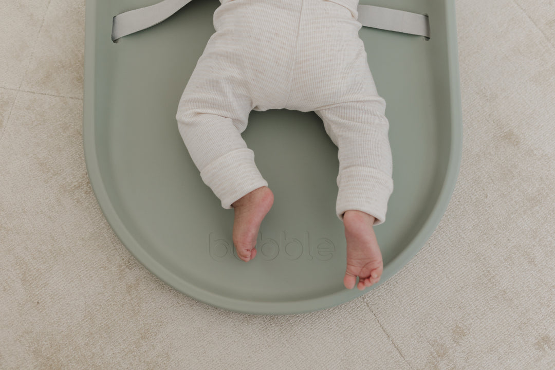 Bubble Cuddle Changing Mat - Sage