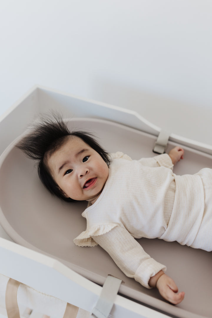 Bubble Cuddle Changing Mat - Taupe
