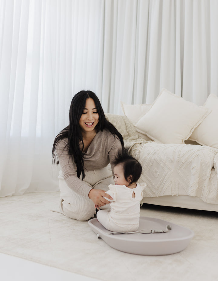 Bubble Cuddle Changing Mat - Taupe