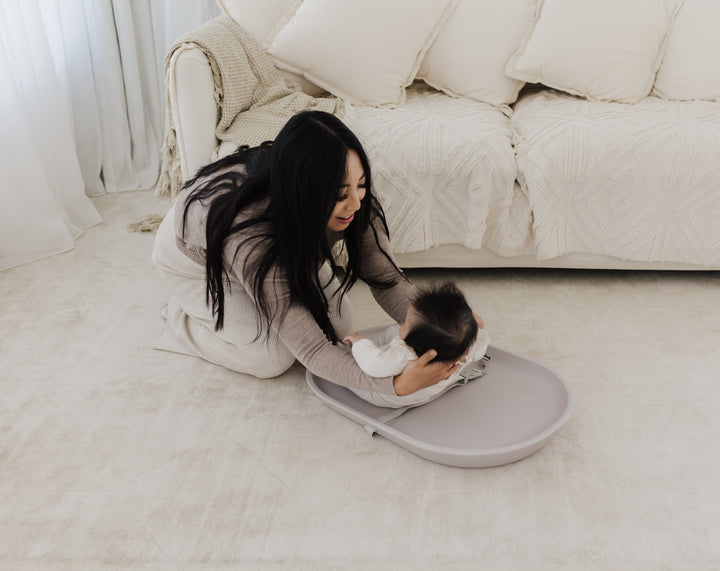 Bubble Cuddle Changing Mat - Taupe