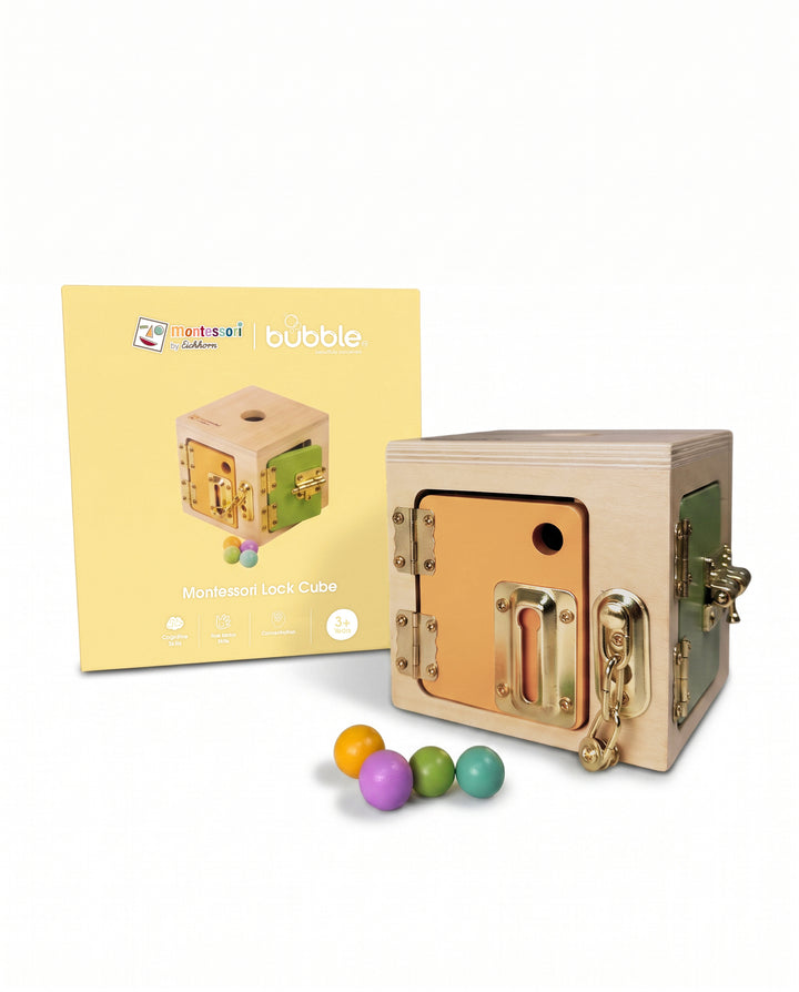 Bubble Montessori by Eichhorn Lock Cube