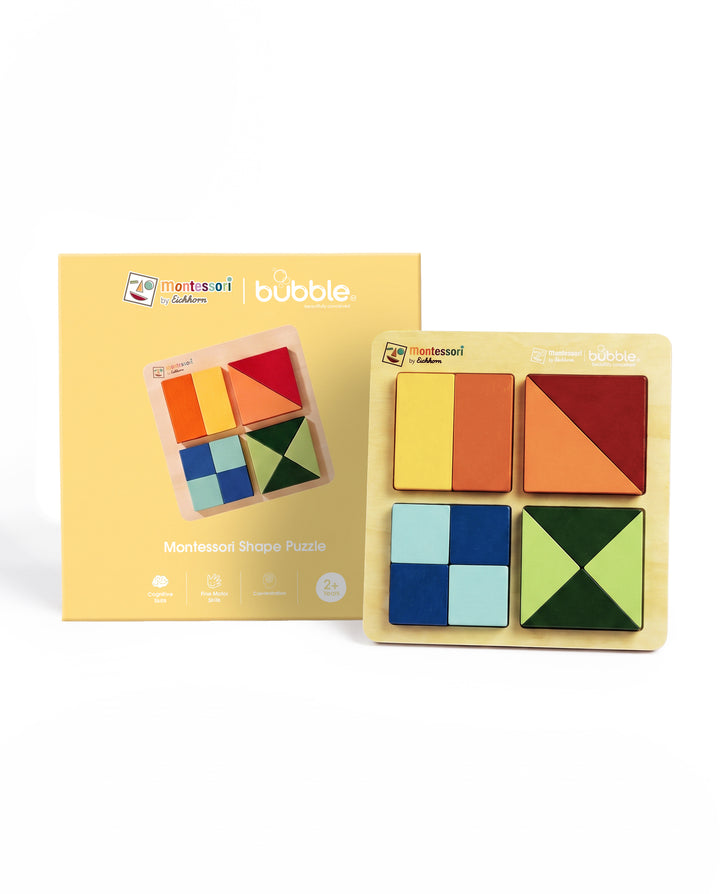 Bubble Montessori by Eichhorn Shape Puzzle