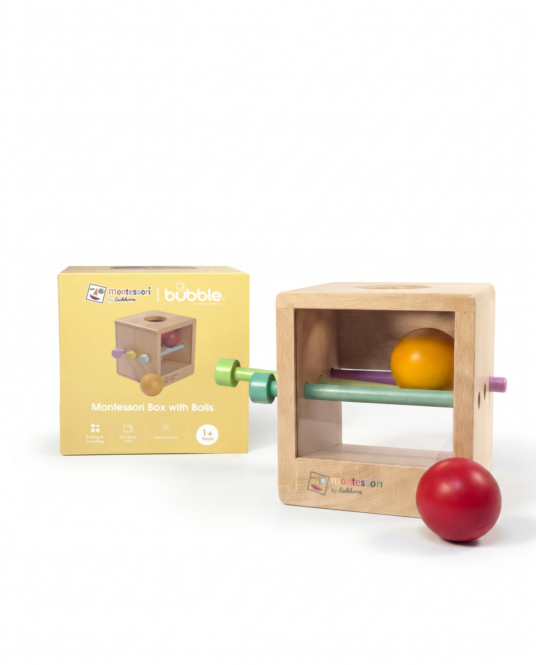 Bubble Montessori by Eichhorn Box with Balls