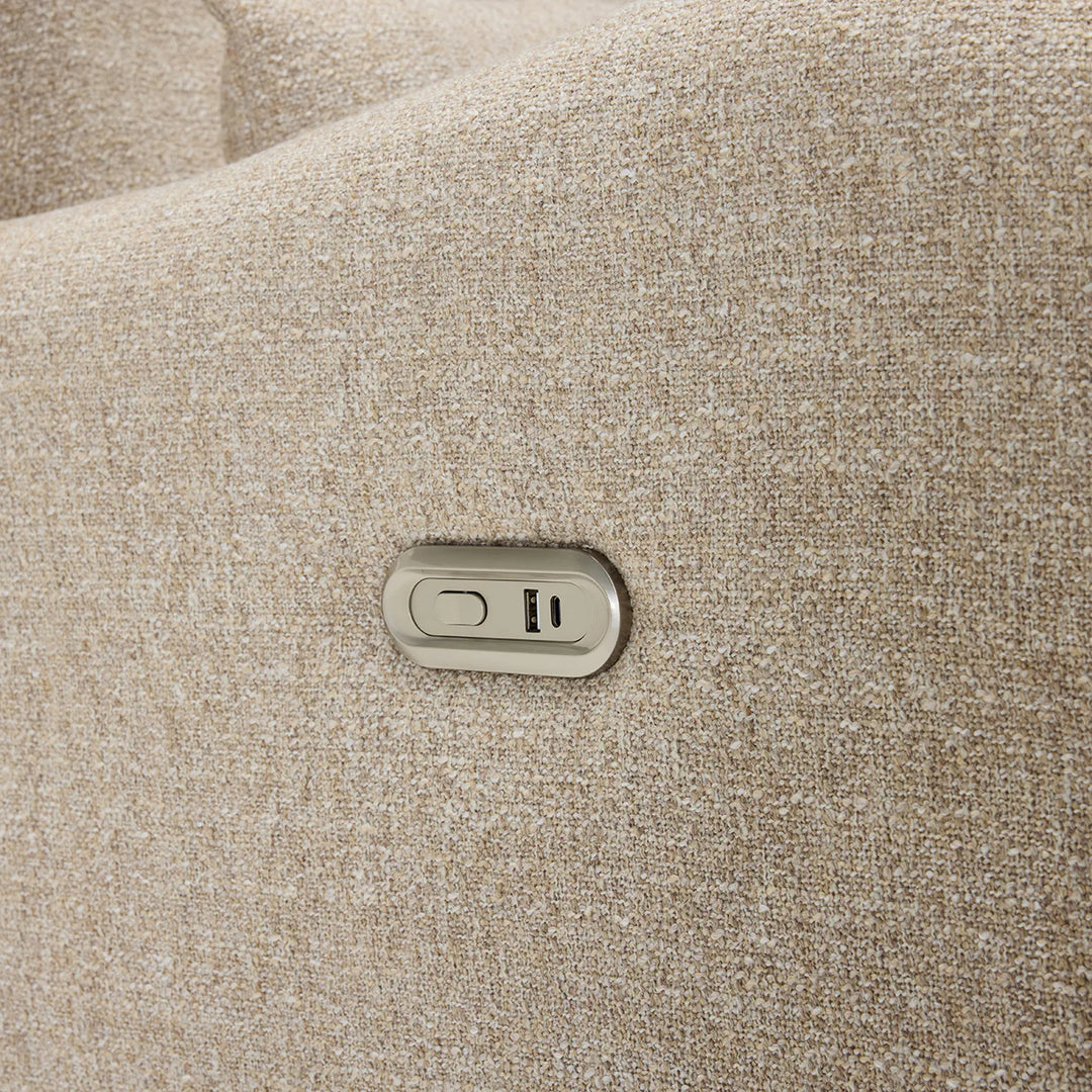 BabyRest Celeste Electric Nursery Chair - Pebble Weave