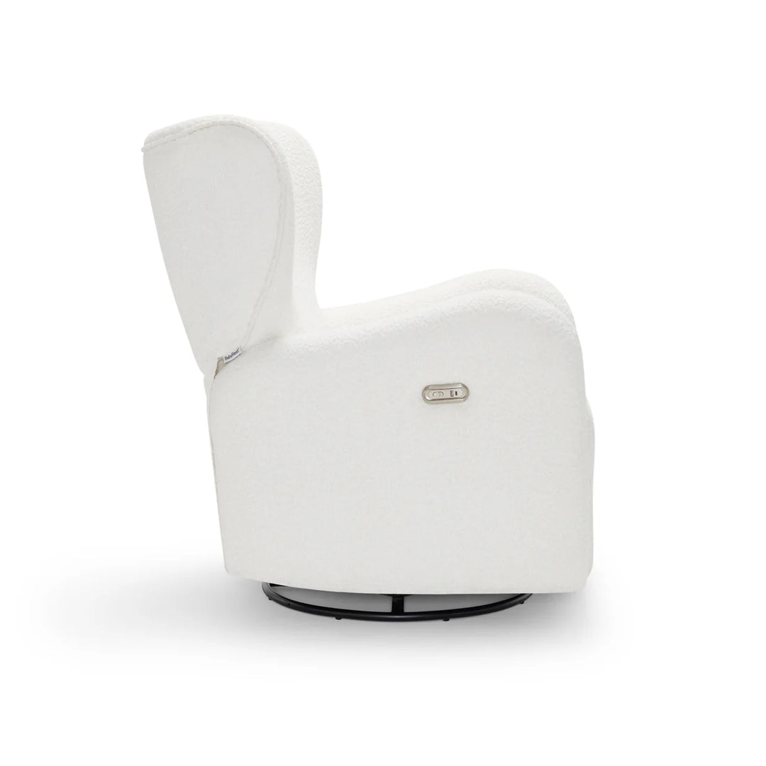 BabyRest Celeste Electric Nursery Chair - White Boucle