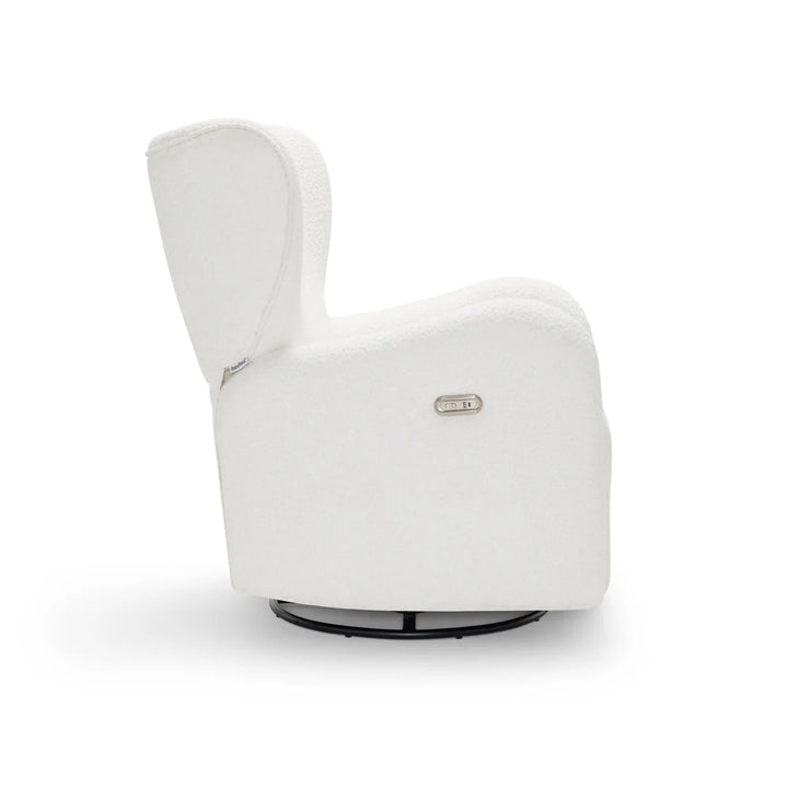 BabyRest Celeste Electric Nursery Chair - White Boucle