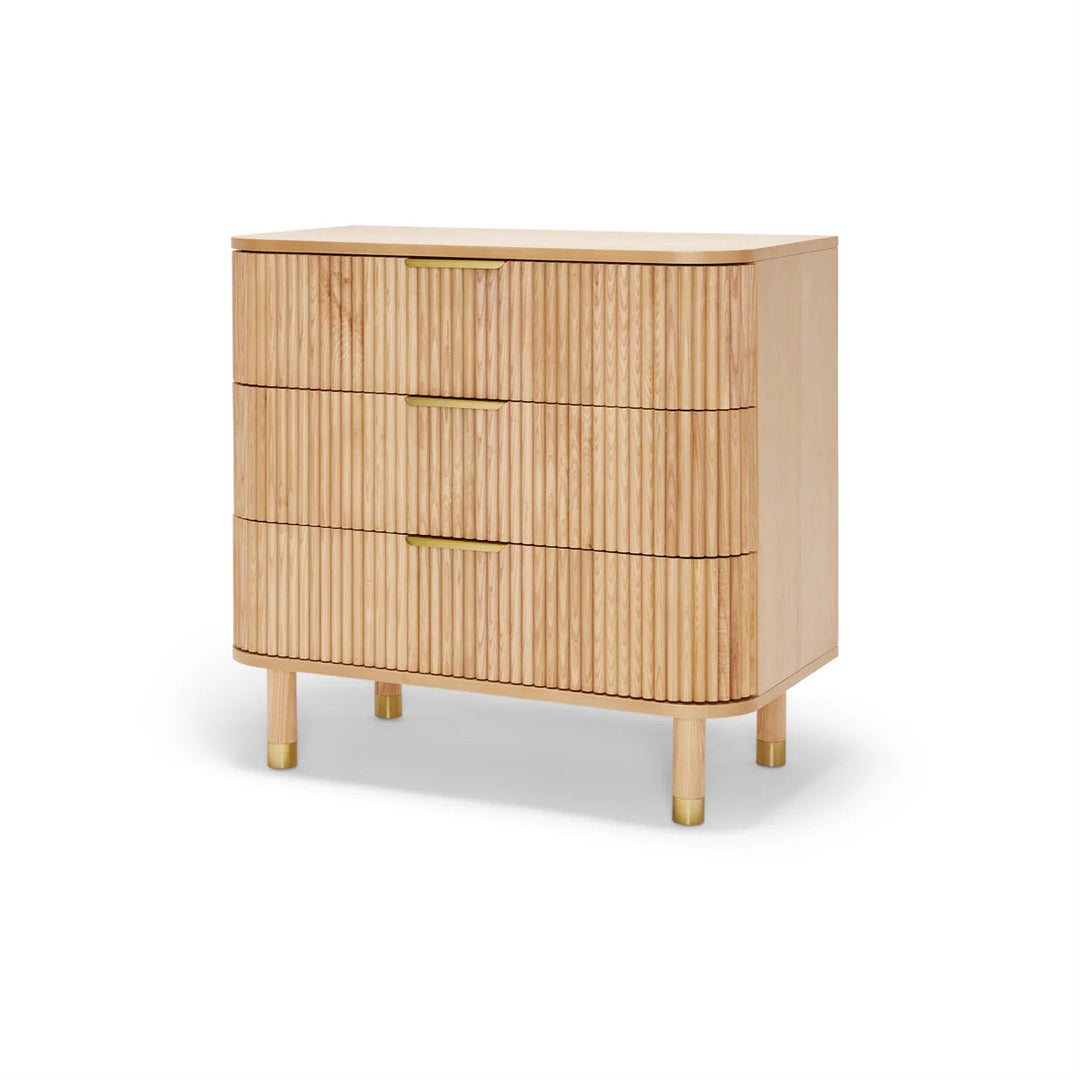 BabyRest Juno Cot Ash + Chest + Duocore Mattress