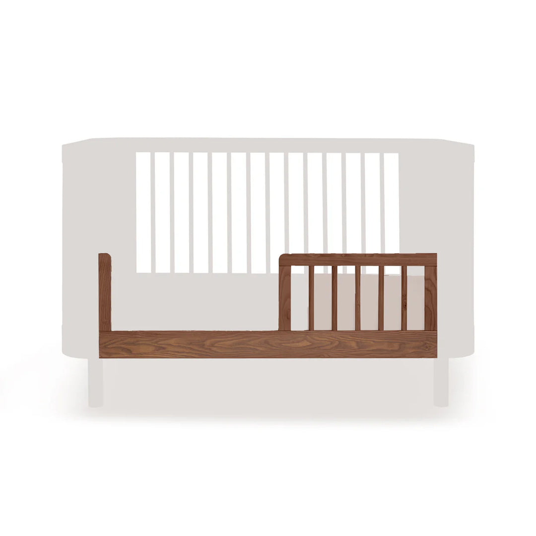 BabyRest Juno Junior Bedrail - Luxe Walnut