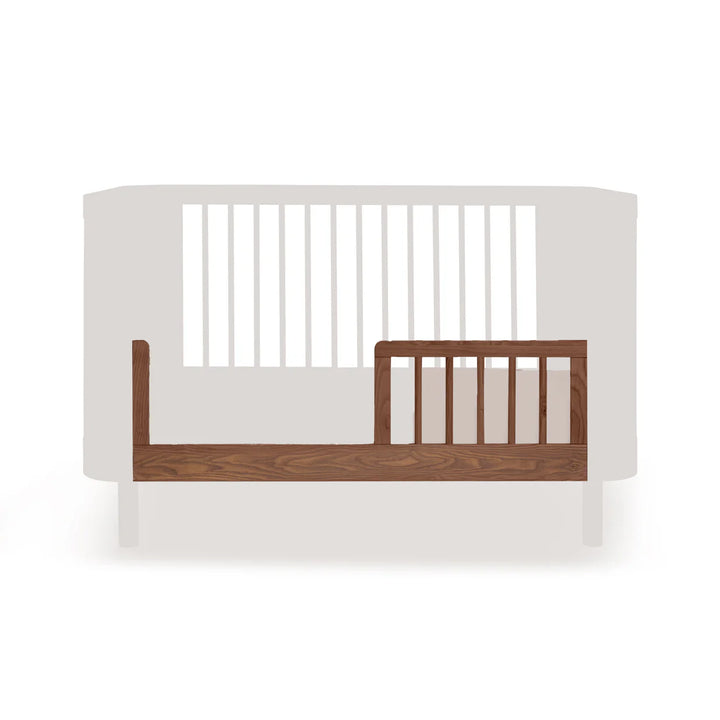 BabyRest Juno Junior Bedrail - Luxe Walnut