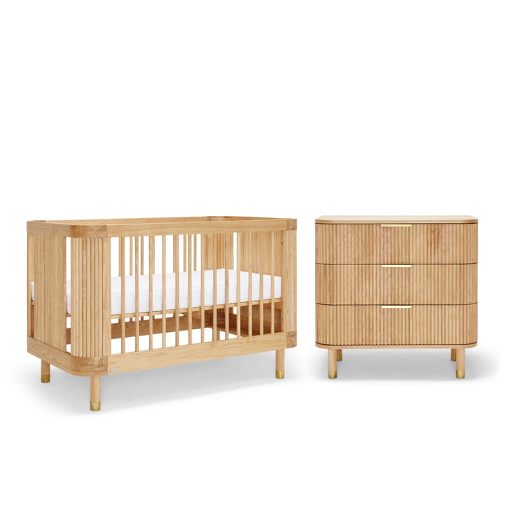 BabyRest Juno Cot & Chest Nursery Package - Ash