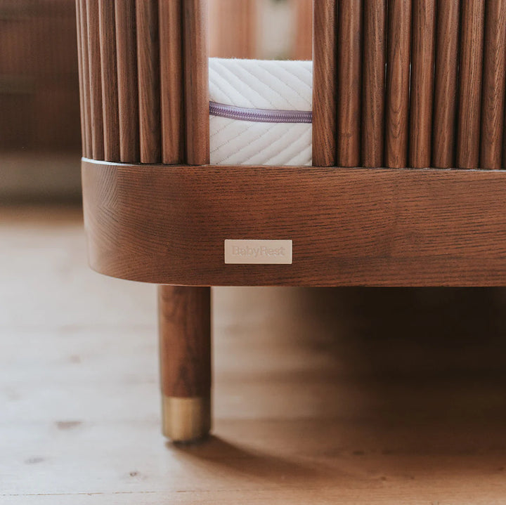 Babyrest Juno Cot + Chest Bundle (Luxe Walnut)