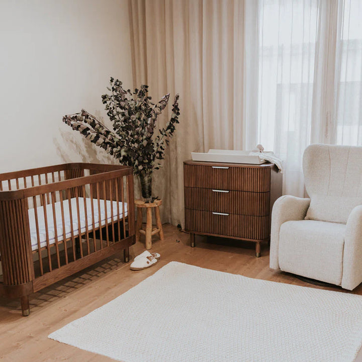 Babyrest Juno Cot + Chest Bundle (Luxe Walnut)