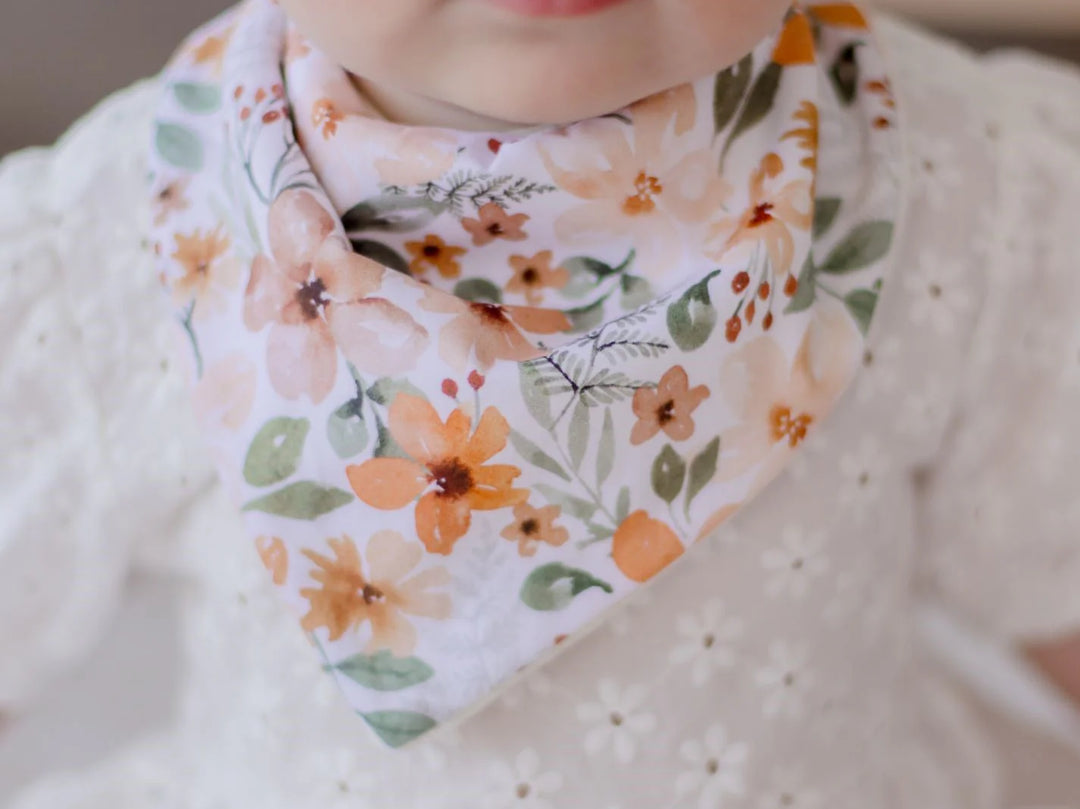 Bambella Designs Bandana Bibs 2 Pack | Bloom & Nude