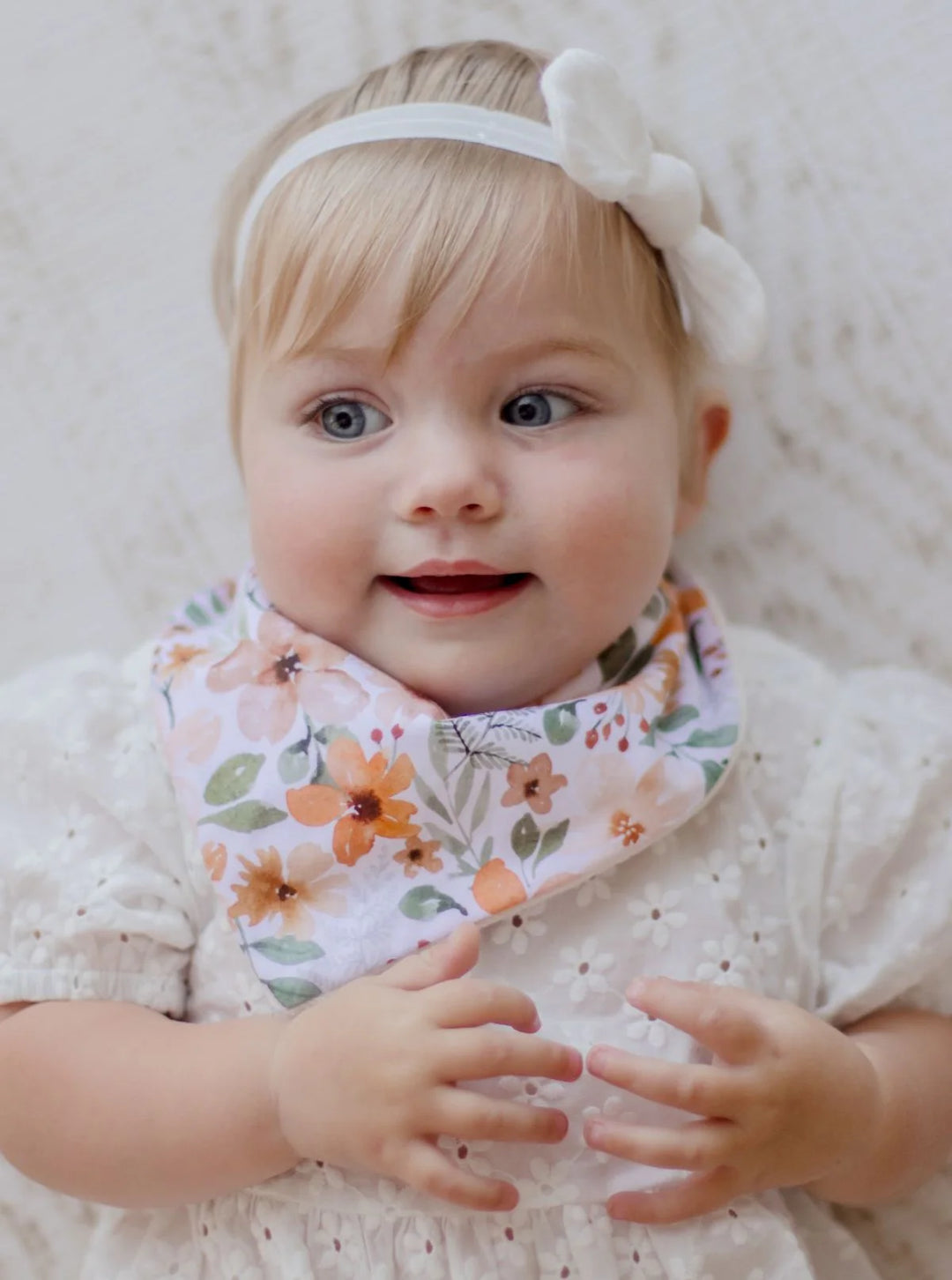 Bambella Designs Bandana Bibs 2 Pack | Bloom & Nude
