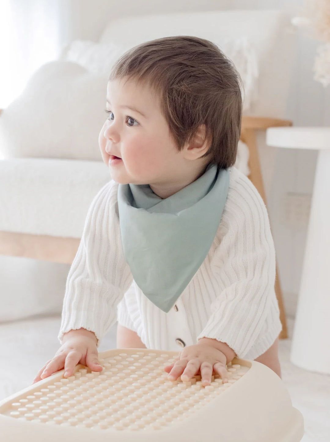 Bambella Designs Bandana Bibs 2 Pack | Botanical & Lagoon