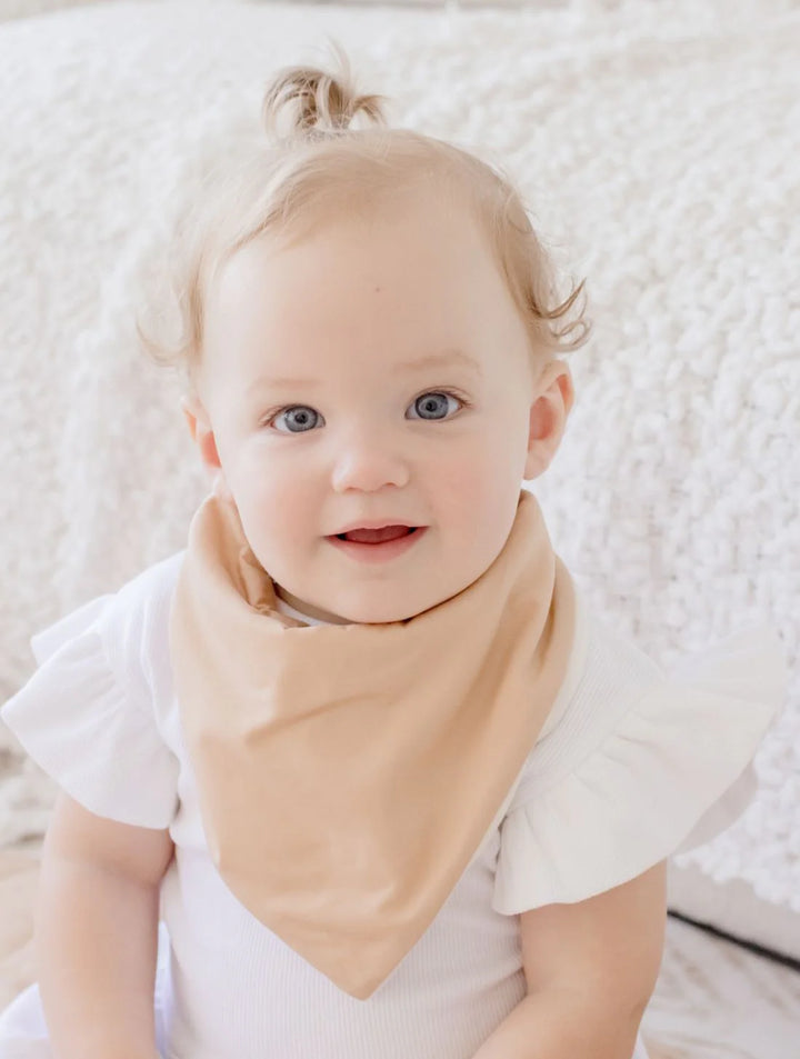 Bambella Designs Bandana Bibs 2 Pack | Bloom & Nude