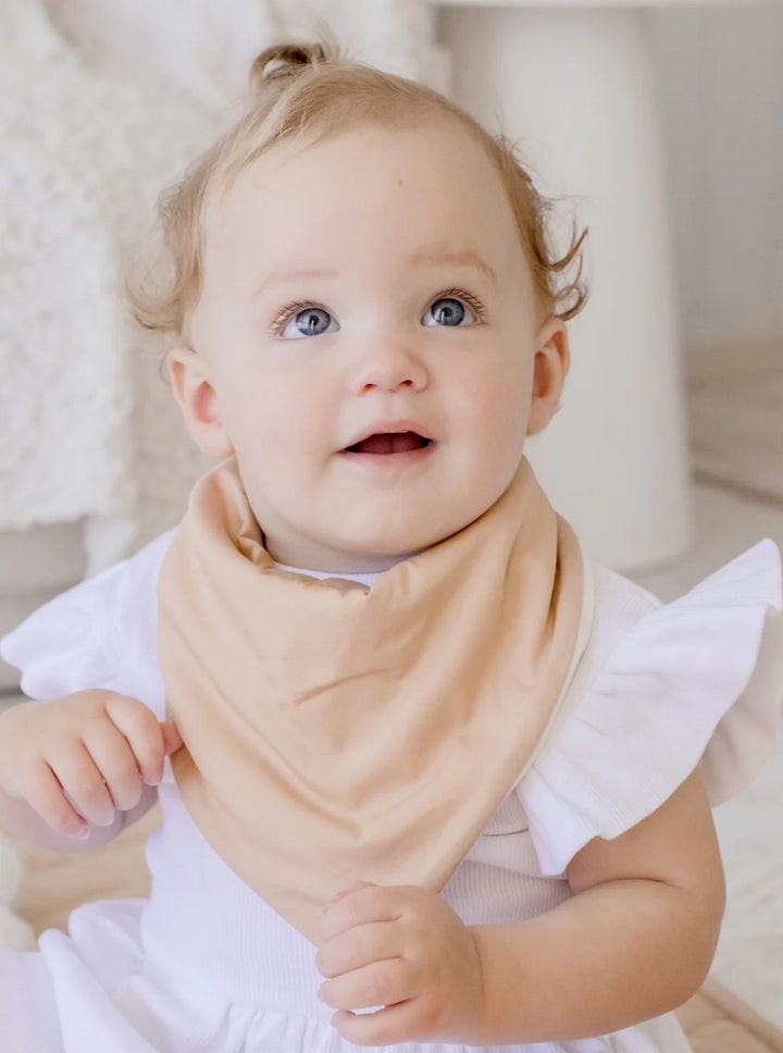 Bambella Designs Bandana Bibs 2 Pack | Bloom & Nude