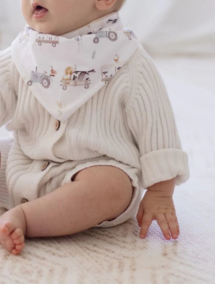Bambella Designs Bandana Bibs 2 Pack | Oakwood Farm & Latte