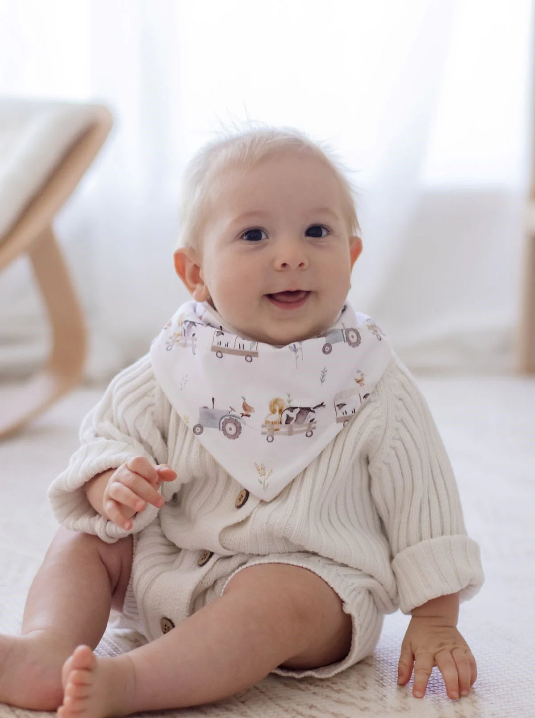 Bambella Designs Bandana Bibs 2 Pack | Oakwood Farm & Latte